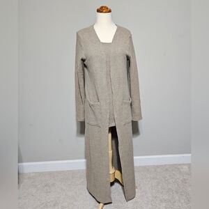 NWT Dear Scarlett 3pc Waffle Knit Lounge Set - Cardigan Tank Pants Medium